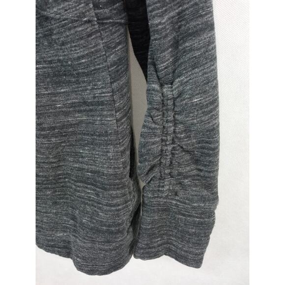 Under Armour Hoodie Womens Medium M Heathered Charcoal Gray Semi Fitted Full Zip - Picture 6 of 10